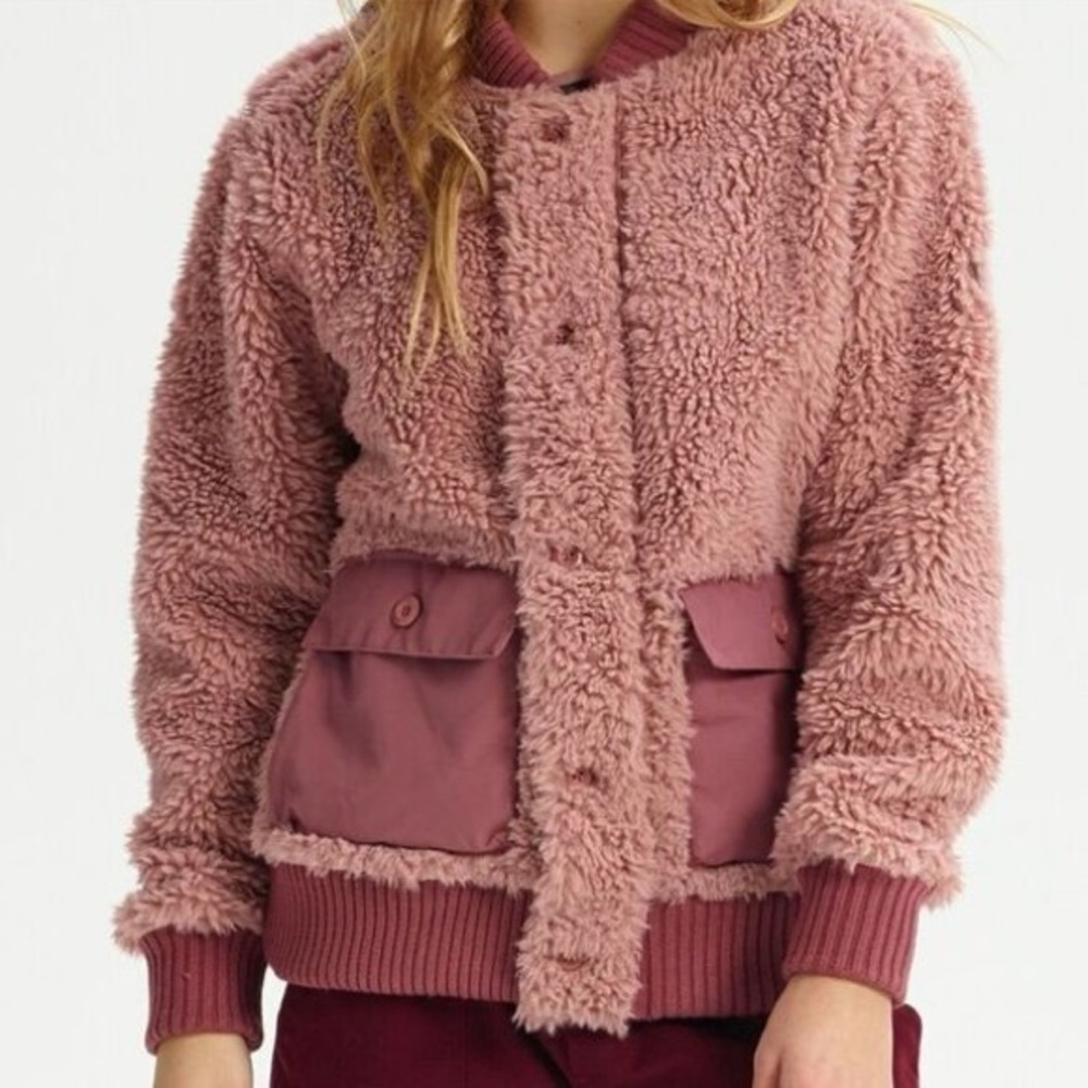 Burton Women's Dusty Pink Teddy Jacket